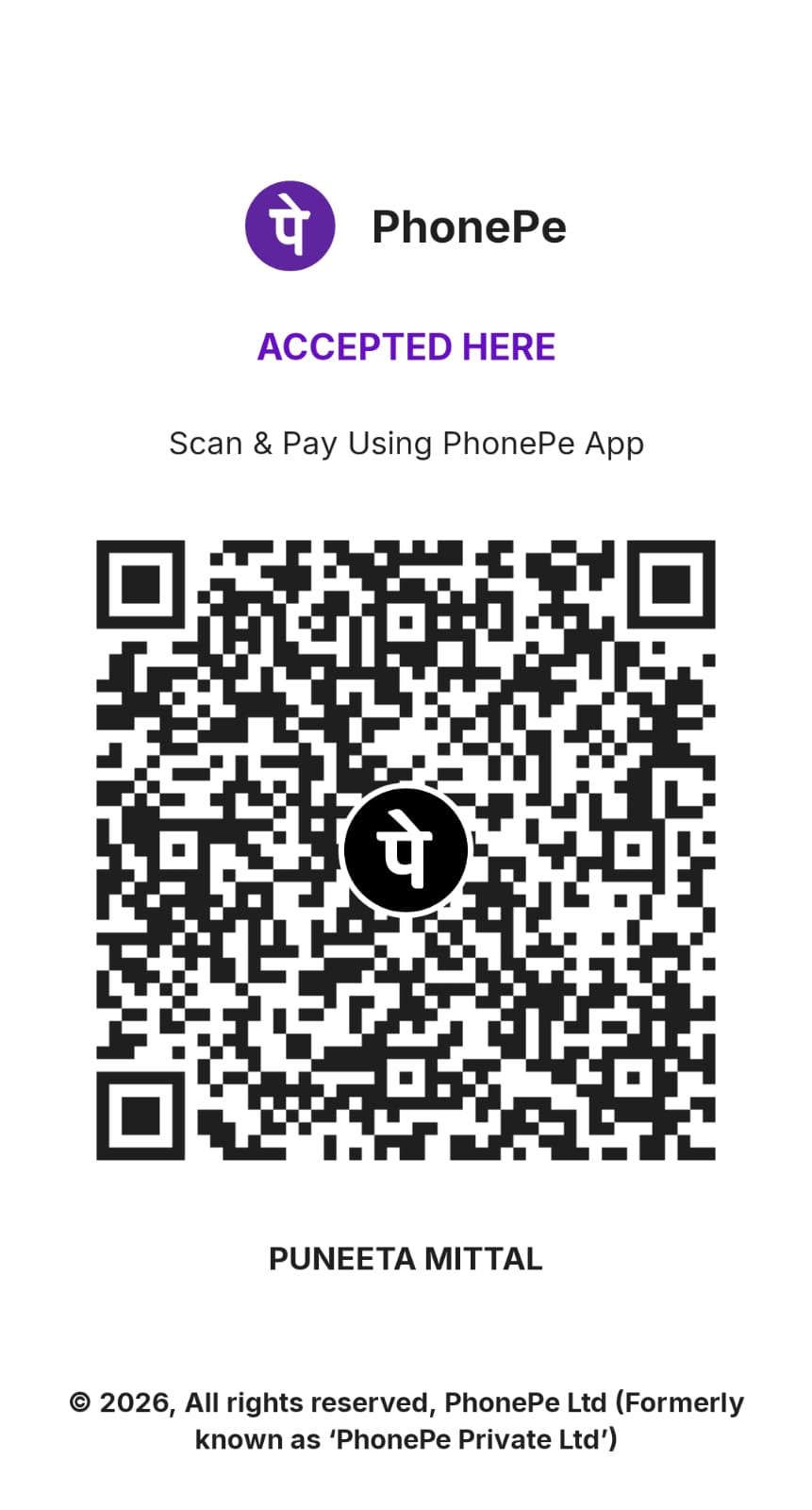Payment QR Code